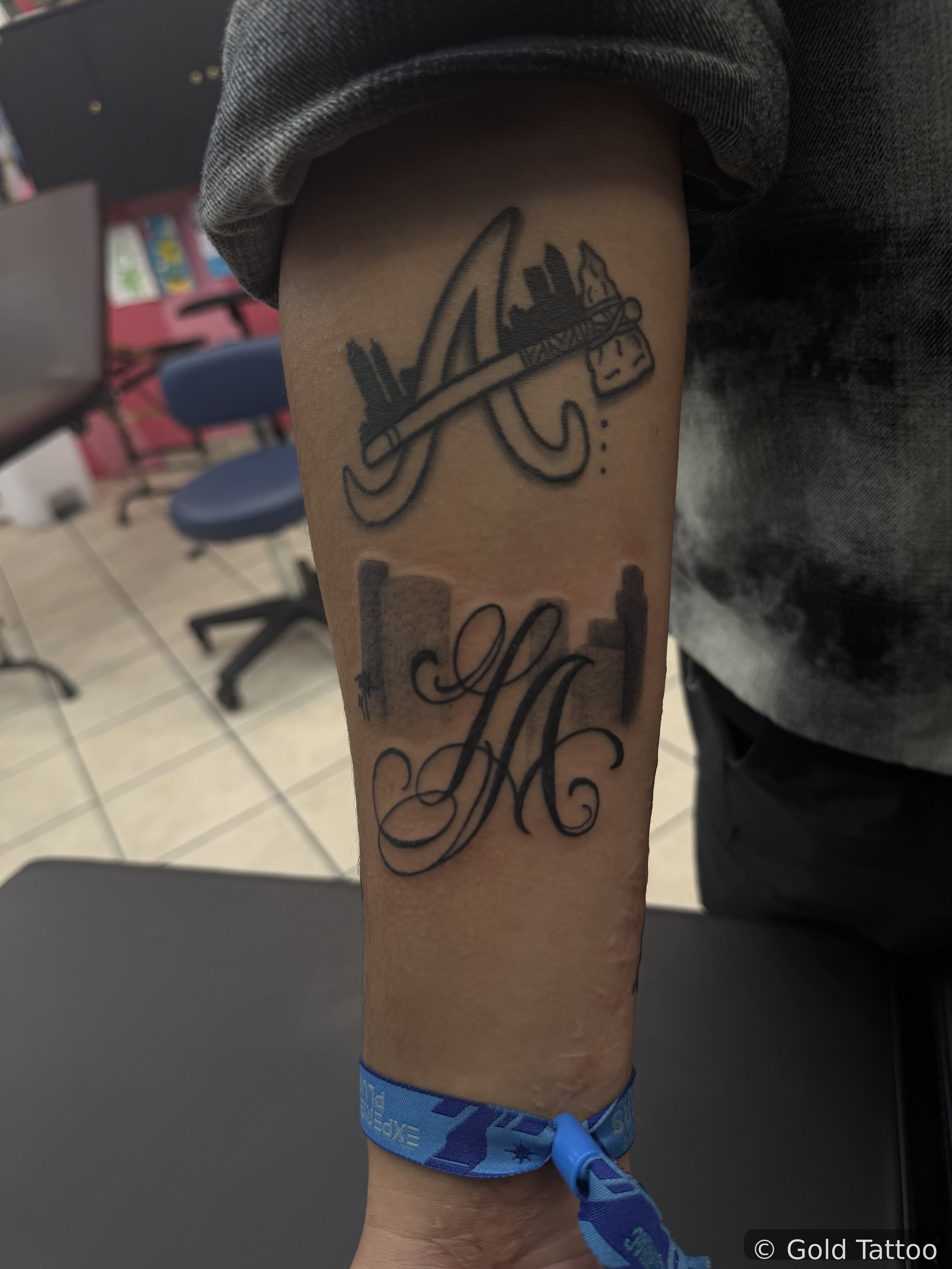 Gia “DOC RI” tattoo work at Gold Tattoo Vegas